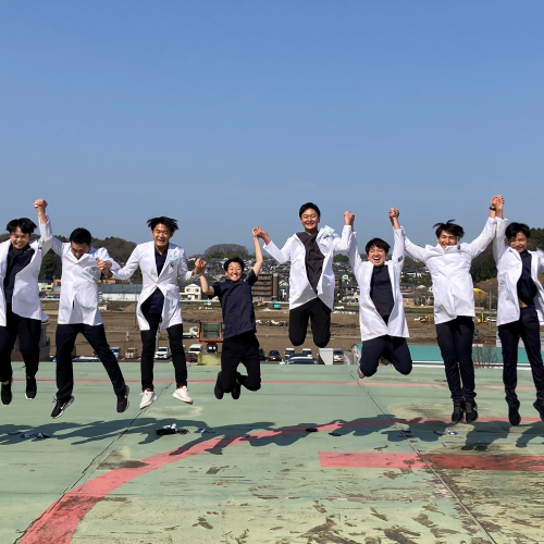 ヘリポートでジャンプ！！