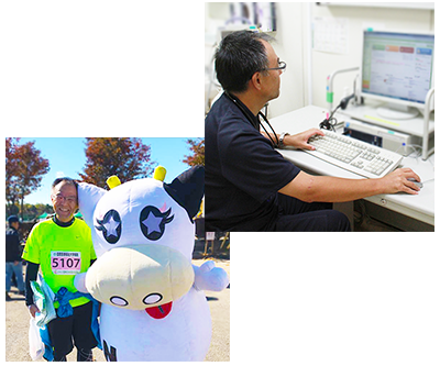 写真 泉医師のONとOFF