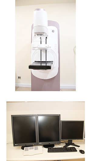 画像 マンモグラフィ装置