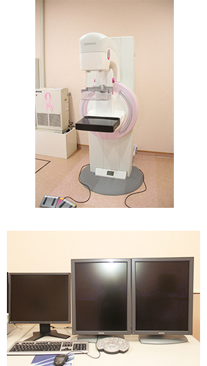 画像 マンモグラフィ装置
